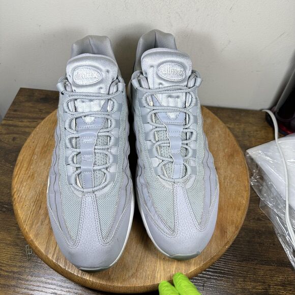 Nike Air Max 95 Shoes Mens Size 14 Wolf Grey White 749766-037 Sneakers Running main image 8